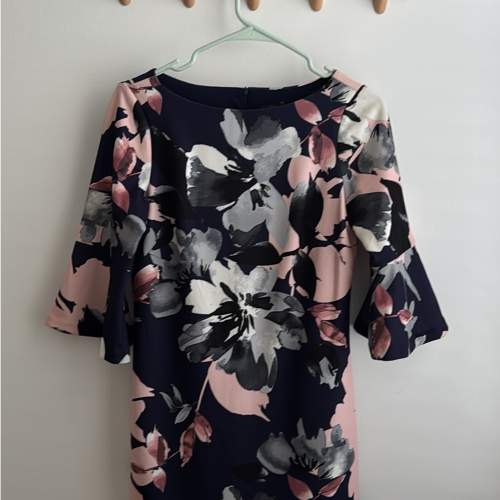 Floral Navy Dress